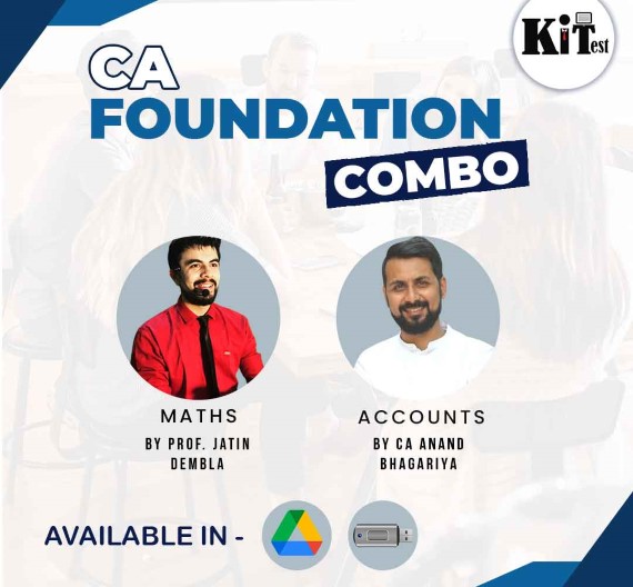 CA Foundation Accounts and Maths Regular Batch By CA Anand Bhangariya and Prof. Jatin Dembla (SPC COMBO)